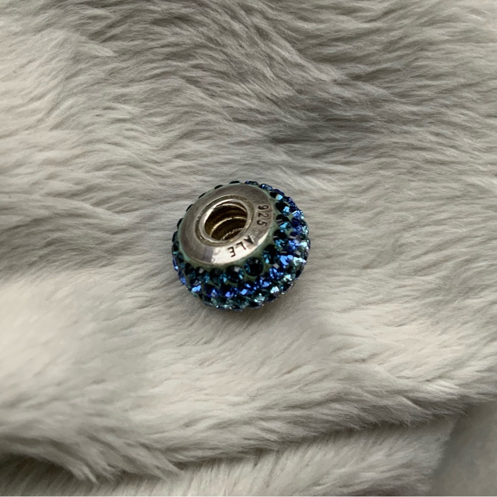 Pandora Pave’ Blue Crystal Gradient Bead - Picture 6 of 10
